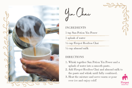 Yin Chai recipe card