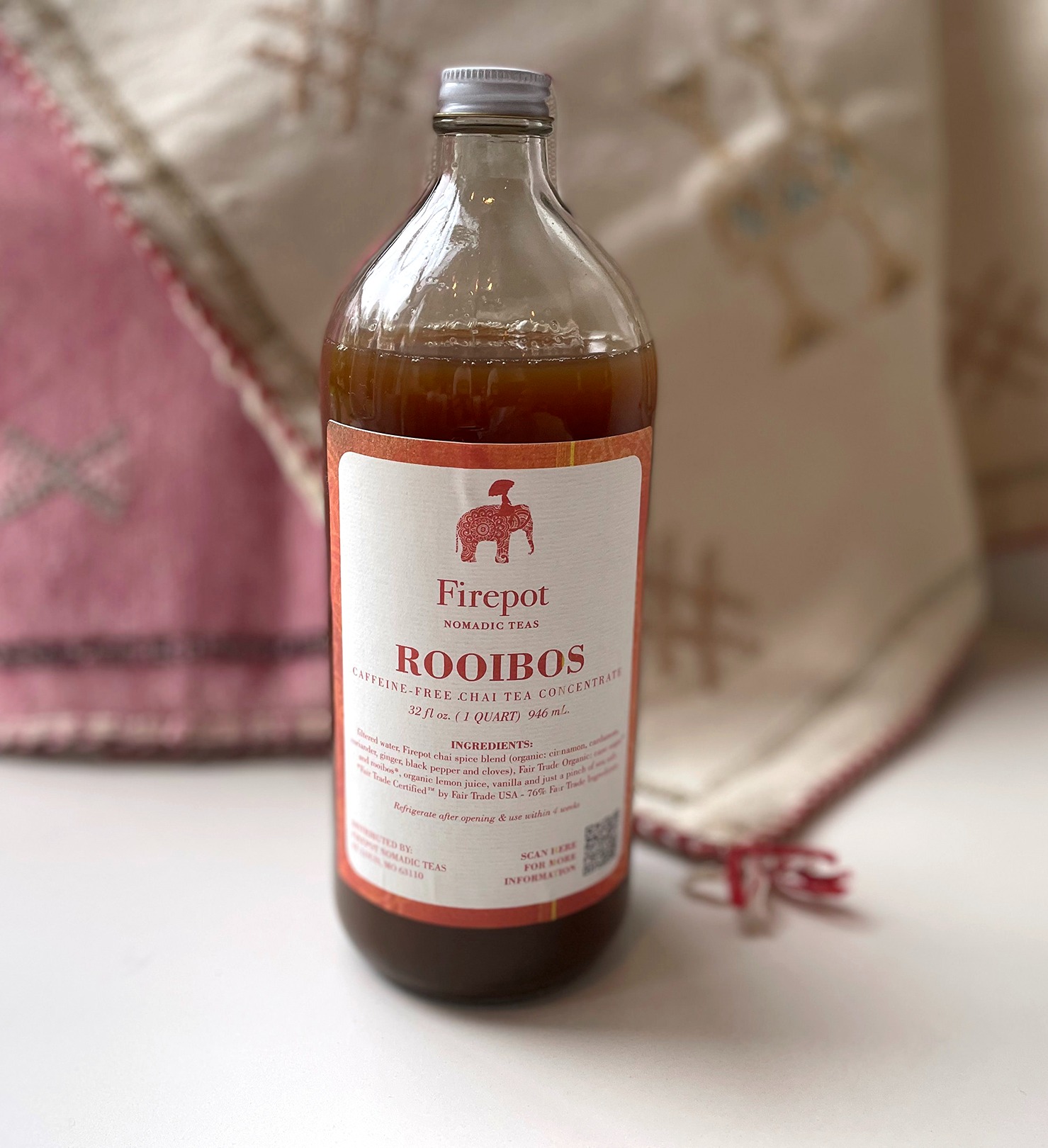 Rooibos chai concentrate - new label